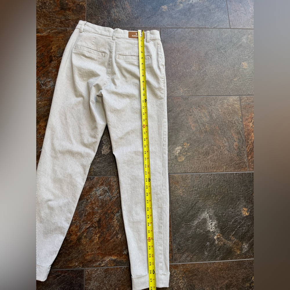 Women’s Summum pinstripe cotton cuffed coastal trousers. Size 32( XS/2 USA) - Picture 16 of 16